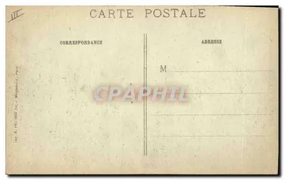 Verdun (Meuse) — Rue d'Anthouard nach den Bombenangriffen — Visé Paris 170 bis, R.P. — Rückseite