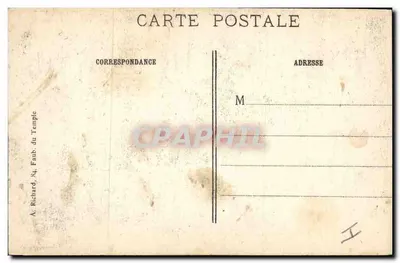 Cume do "Vieil Armand" (Alsácia) — tomada por nossos caçadores — Visé Paris n° 565 — Verso