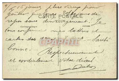Interior da Igreja de Belleville — Bombardeio de Verdun — A Grande Guerra 1914-16 — Verso