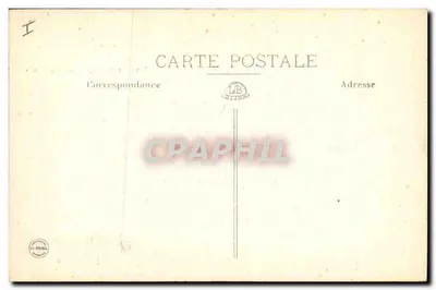 Reims — Katedra Najświętszej Maryi Panny — widok wykonany w 1919 roku z obiektywu Hermagis-Paris — Rewers