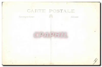 Ruínas da Sécession — vista da cidade após os combates — Carta postal — Verso