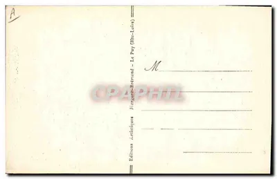 Różne fryzury zwane « à l'Auvergnate » — M. B. — Le Puy — nr 3554 — Rewers