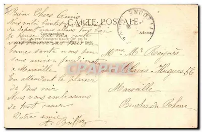 Piekliwa Auvergne — Dwie kobiety i mężczyzna — V.D. n°1596, między dwoma ogniami — Rewers