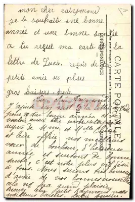 Souvenir z Auvergne — L'Hirondelle-Paris déposé — Rewers