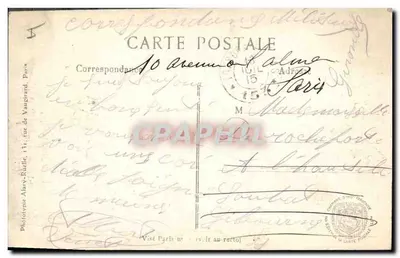 Brug van Mousson — De stad honderd keer gebombardeerd — L. C. H. Parijs, n° 355 — Achterkant