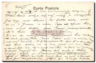 Arras - A Catedral — ruínas após os bombardeios — Edição M. Dispritz, Lille, n° 291 — Verso