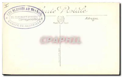 Albert (Somme) — A Basílica após o bombardeio — Vise Paris n° 614 — Verso