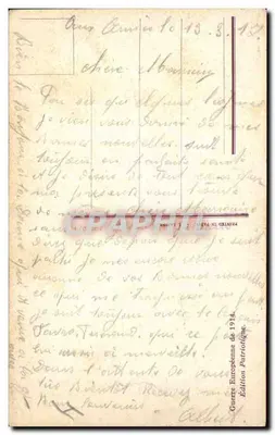 Reims — Bombardowanie Katedry — Wydawnictwo Patriotyczne nr 1755 — Rewers