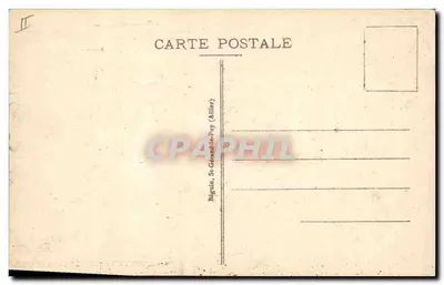 Danse d'Auvergne — dorpsgezicht — Ideal, n° 160 — Achterkant