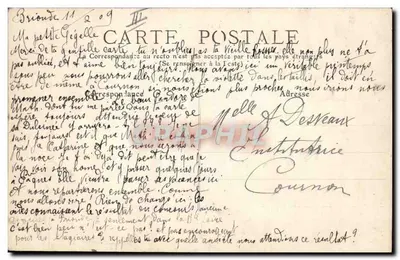 Auvergne — Pasterka i jej stado — M.T. (wydawca) — Rewers