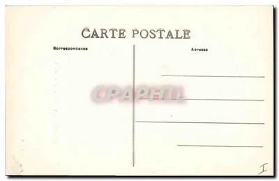 Saumur — Zamek przed 1793 — Fot. Blanchaud — Rewers