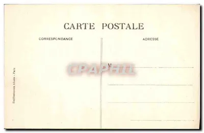 Ruiny zamku panów de Tournœil — Nasze miejsca w Auvergne — Wydawca E. A., nr 202 — Rewers