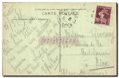 Pontivy - Stare Zamki Duków Rohan — Laurent-Nel, Rennes — Rewers