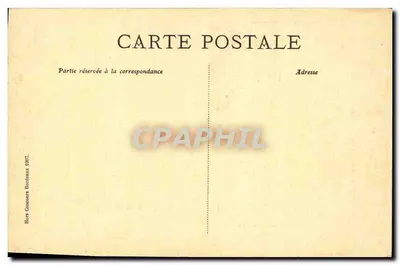 Zamek w Vendôme — Zbiór historyczny zamków Francji — C. C. Chevrié, wydawca, Paryż — Rewers