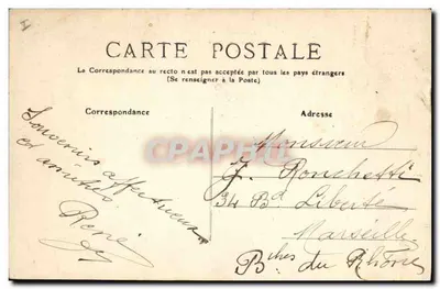 Ribérac — Subprefektura — M.T. Wydawca — Rewers