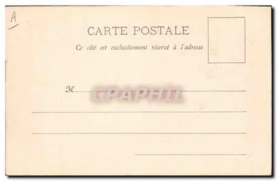 Le "Friant" — statek wojskowy francuski — Fototypia A. Bergeret et Cie, Nancy — Rewers