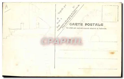 Le Formidable — encouraçado da Marinha Francesa — V.P. Paris No. 5 — Verso