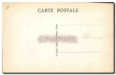« FAUVETTE II » — navio com balão dirigível — H. Emecy, Toulon — Verso