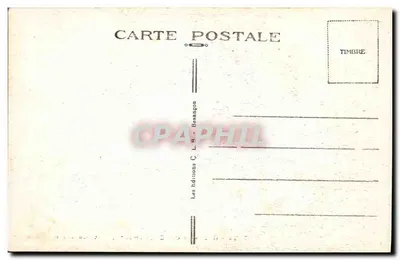 Grutas de Osselle (Doubs) — Sala dos Cortinados — n° 7154 — Verso