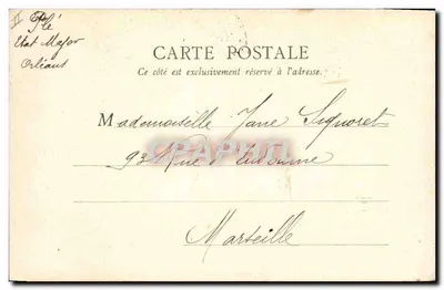 Palacio de Justicia — Orléans — París, editor no identificado — Reverso