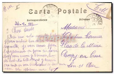 LILLE — Widok ulicy Faiaherbe po bombardowaniach — A.R. n°2 — Rewers