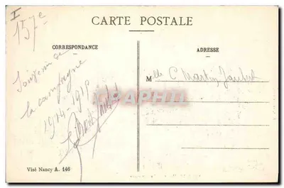 Marbotte (Meuse) - Der Friedhof — Verlag Luce, n° R3 — Rückseite