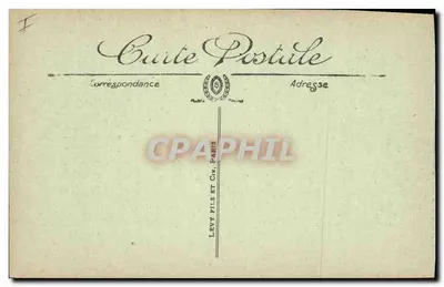Château-Thierry — Ruínas da Igreja após a Grande Guerra — Visé Paris n°513 — Verso