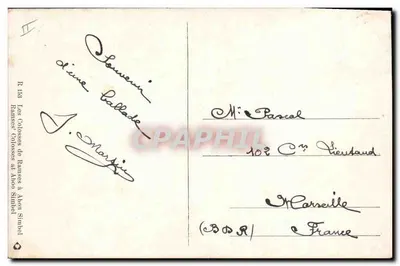 Os Colossos de Ramsés em Abou Simbel — J. Martin — R 133 — Verso