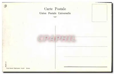 Karnak - algemene uitzicht op de ruïnes — algemene uitzicht op de ruïnes — The Cairo Postcard Trust, serie 13 — Achterkant