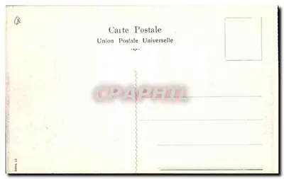 Karnak — święte jezioro — Union Postale Universelle, seria 53 — Rewers