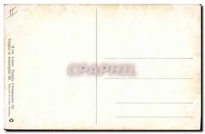 Templo de Amenofis III — Luxor — editor Idamünter & Yonka, Dresden, n° R180 — Verso