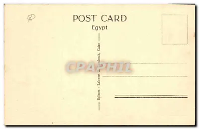 Kair — Mena-Village — Piramidy w Gizie — Wydawca Lehnhert & Landrock, n° 1056 — Rewers