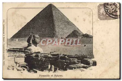Pyramid and Sphinx — Egypt — publisher Lathenstrom & Harel, n° 334