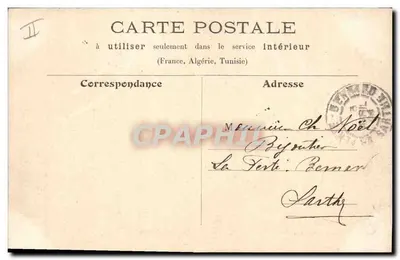 Parijs — Paleis van Justitie — L. J & Cie, Angoulême-Parijs — Achterkant