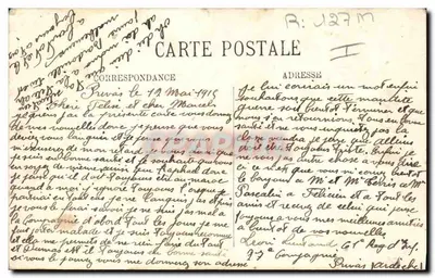 Privas (Ardèche) — El Palacio de Justicia — Louis Praux, n°23 — Reverso