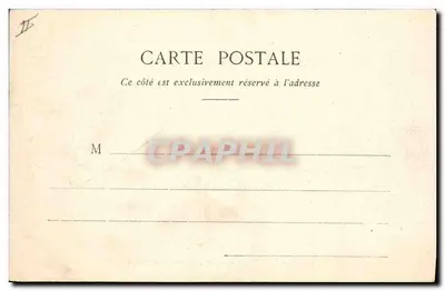 Paris - Palácio de Justiça, Praça Dauphine — editor não identificado — Verso