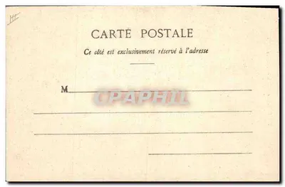 Poitiers - A Prévôté - H. B. - 59 — Verso