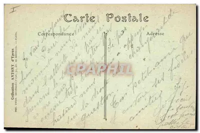 Ypres — Igreja de São Pedro antes e depois do bombardeio — Coleção Interbeu, N° 171214-124 — Verso