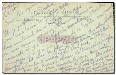 Albert (Somme) — Algemene uitzicht op een verwoeste wijk — LL 607 Oorlog 1914-1918 — Achterkant