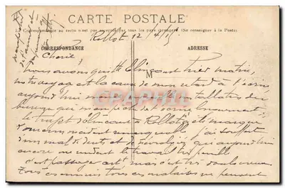 SEN LIS (Oise) — La rue de la République — destrucción después de la Guerra 1914-1915 — 180 R.P.J.C. París — Reverso