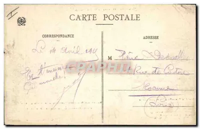 Nompatelize, cerca de Saint-Dié (Vosges) — Casa de las Últimas Balas destruida durante la guerra 1914-1915 — Ad Weick, Saint-Dié, N° 1739 — Reverso