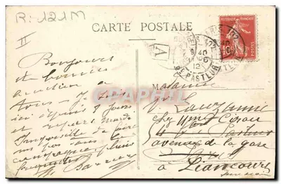 Types du Centre — Avisa lo bello fillo qué sé — A. de Nussac, édit. Guéret — Verso