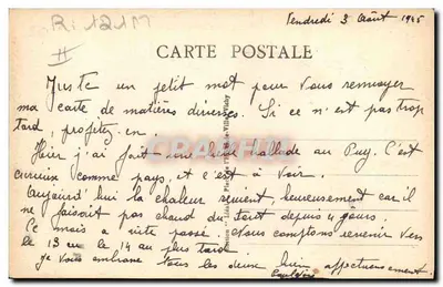 Chłopki z Auvergne — piękna Auvergne — Ideal, nr 74 — Rewers