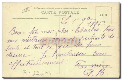 Pitoreski Velay — Ślub w okolicach Puy — Idsel, nr 244 — Rewers