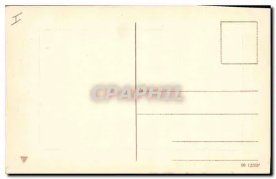Sfinks — Egipcja — stara kartka pocztowa — Rewers