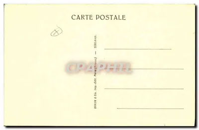 Egito — Os Colossos de Memnon em Tebas — Brauin & Cie, Paris — Verso