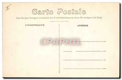 Rennes — O Square de la Motte e a Prefeitura — Alèze Républicaine, n°1143 — Verso