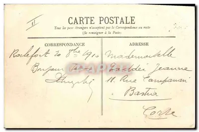ROCHEFORT-sur-MER — Prefektura Morska — Marcel Dalbay, Fototypia Bordeaux, nr 9 — Rewers