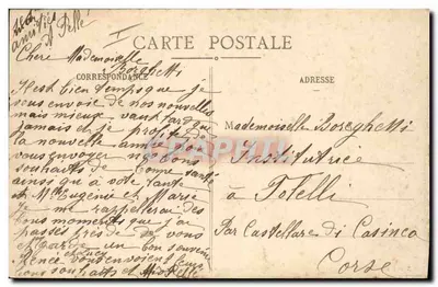 Saint-Étienne - Place Marengo - A Prefeitura — Verso