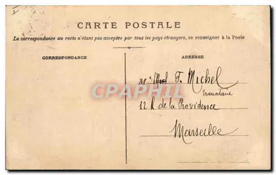 Saint-Étienne — A Prefeitura vista do Hotel de Ville — Editor desconhecido, n° 64 — Verso